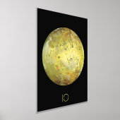 Ruimtevaart, Kosmos, Zonnestelsel, Maan IO Folie Afdrukken (Laagn)