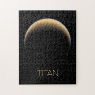 Ruimtevaart, Kosmos, Zonnestelsel, Maan Titan Legpuzzel