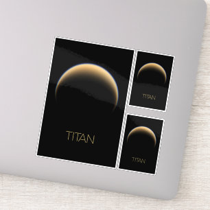 Ruimtevaart, Kosmos, Zonnestelsel, Maan Titan Sticker