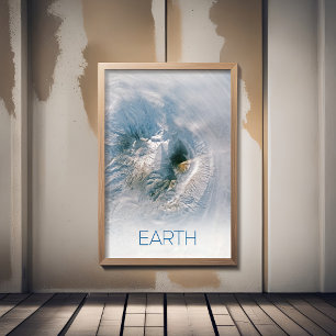Ruimtevaart, Kosmos, Zonnestelsel, Planeet Aarde Foto Afdruk
