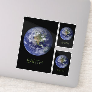 Ruimtevaart, Kosmos, Zonnestelsel, Planeet Aarde Sticker