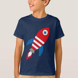 ruimtevaart man wetenschapspassie design jongens c t-shirt