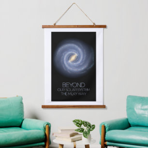Ruimtevaart, Melkweg, Kosmos, Universum Hangend Wandkleed