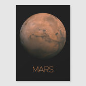 Ruimtevaart, Melkweg, Zonnestelsel, Planeet Mars Magnetische Uitnodiging (Voorkant)