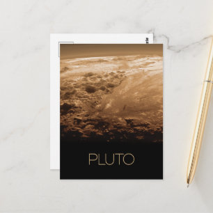 Ruimtevaart, Melkweg, Zonnestelsel, Planeet Pluto Briefkaart
