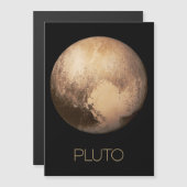 Ruimtevaart, Melkweg, Zonnestelsel, Planeet Pluto Magnetische Uitnodiging (Voorkant / Achterkant)