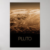 Ruimtevaart, Melkweg, Zonnestelsel, Planeet Pluto Poster (Voorkant)