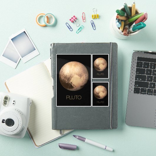 Ruimtevaart, Melkweg, Zonnestelsel, Planeet Pluto Sticker (iPad Cover)