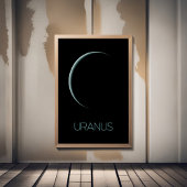 Ruimtevaart, Melkweg, Zonnestelsel, Planeet Uranus Poster