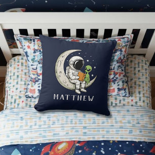 Ruimtevaart Navy Blue Kind Room Kussen