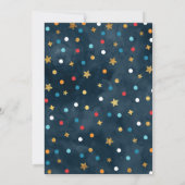 Ruimtevaart op zaterdag Uitnodiging buitenruimte (Achterkant)