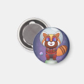 Ruimtevaart Panda Chippy! Magneet (Voorkant / Achterkant)