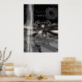 ruimtevaart poster (Keuken)