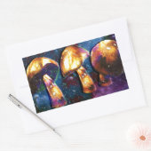 Ruimtevaart Rechthoekige Sticker (Envelop)