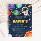 Ruimtevaart rond het verjaardagsfeest van de zon kaart