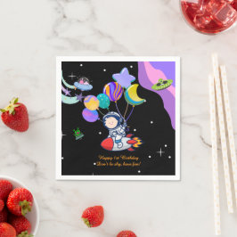 Ruimtevaart Verjaardagsfeest Servet | Decoratie me