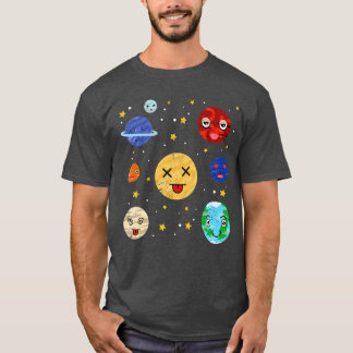 Ruimtevaart Zonnestelsel Astronomie Liefde Schatti T-shirt