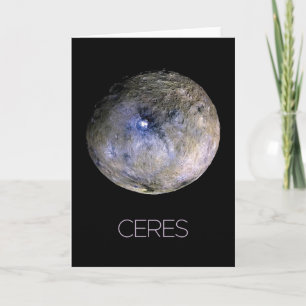 Ruimtevaart, zonnestelsel, dwergplaneet Ceres Kaart