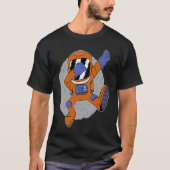 ruimtevaartastronaut dab dabing t-shirt (Voorkant)