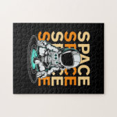 Ruimtevaartastronaut Legpuzzel (Horizontaal)