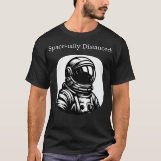 ruimtevaartautomaat op afstand t-shirt