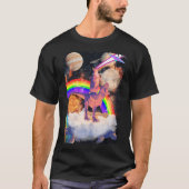 Ruimtevaarten die Trex Turtle Planets kosmisch mak T-shirt (Voorkant)