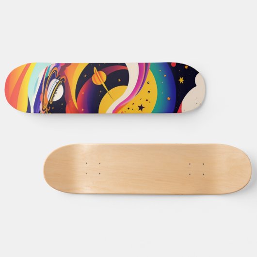 Ruimtevaarten Skateboard (Horizontaal)