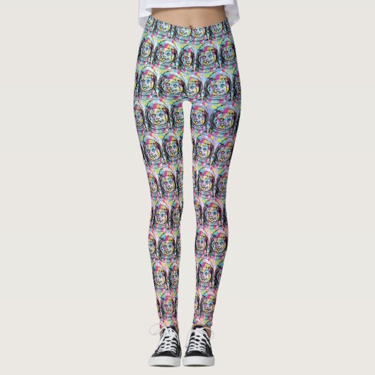 Ruimtevaartkat Leggings (Voorkant)
