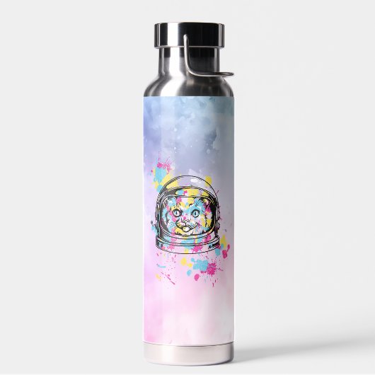 Ruimtevaartkat Waterfles (Links)