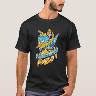 Ruimtevaartkatten Kat Kosmos T-shirt
