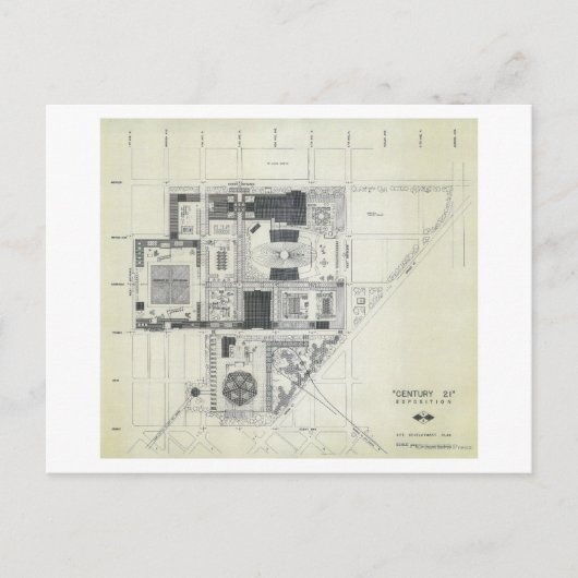 Ruimtevaartnaaldcontainer voor luchtconceptie briefkaart (Voorkant)