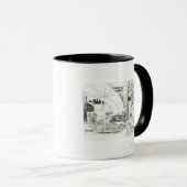 Ruimtevaartnaaldhuls Luchtconceptie 2 Mok (Voorkant rechts)