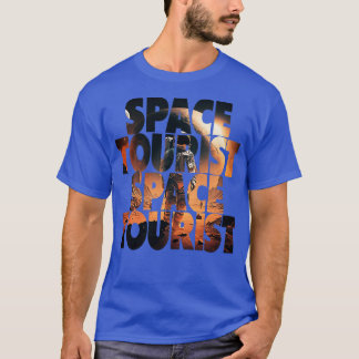 Ruimtevaartoorist Buitenruimte Buitenruimteastrona T-shirt