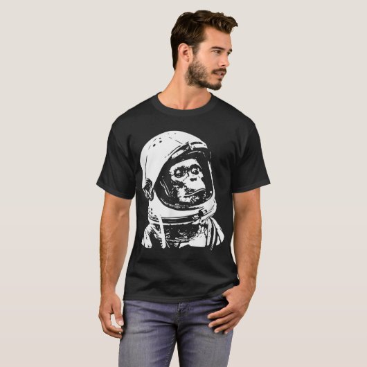 ruimtevaartopening Astronaut Monkey Pullover Hoo (Voorkant volledig)