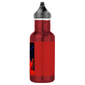 ruimtevaartpropaganda poster kunst op waterflesje waterfles  (Rechts)