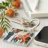 Ruimtevaartreiziger Sleutelhanger (Voorkant Rechts)