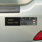 ruimtevaartsticker (geen adres) bumpersticker (Op auto)