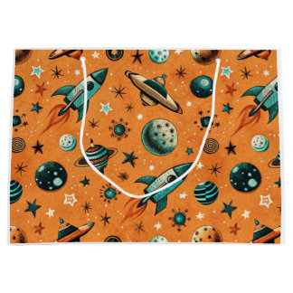  ruimtevaartuig Rocket Ships Pattern -Cosmos(1) Groot Cadeauzakje