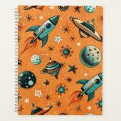 ruimtevaartuig Rocket Ships Pattern -Cosmos(1) Planner (Voorkant)