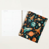  ruimtevaartuig Rocket Ships Pattern -Cosmos(2) Planner (Display)