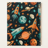  ruimtevaartuig Rocket Ships Pattern -Cosmos(2) Planner (Achterkant)