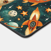  ruimtevaartuig Rocket Ships Pattern -Cosmos(3) Bureaumat (Hoek)