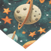 ruimtevaartuig Rocket Ships Pattern -Cosmos(3) Tafelkleed (Gekanteld)