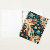  ruimtevaartuig Rocket Ships Pattern -Cosmos(4) Planner (Display)