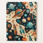  ruimtevaartuig Rocket Ships Pattern -Cosmos(4) Planner (Achterkant)