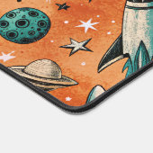ruimtevaartuig Rocket Ships Pattern -Cosmos(5) Bureaumat (Hoek)