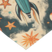 ruimtevaartuig Rocket Ships Pattern -Cosmos(6) Tafelkleed (Gekanteld)