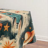 ruimtevaartuig Rocket Ships Pattern -Cosmos(6) Tafelkleed (Voorbeeld)
