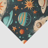 ruimtevaartuig Rocket Ships Pattern -Cosmos(6) Tissuepapier (Detail)