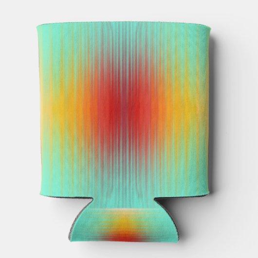 Ruimtevaartuig terugkeer plasma veld kleuren Abstr Blikjeskoeler (Achterkant)